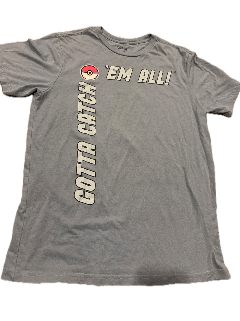 Pokemon Gray 'Gotta Catch 'Em All' Graphic Tee